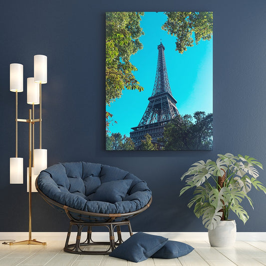 Iconic Eiffel Tower Paris | Canvas Wall Art | Catchy Gallery | CG-109