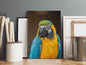 Vibrant Exotic Macaw Portrait | Canvas Wall Art | Catchy Gallery | CG-110