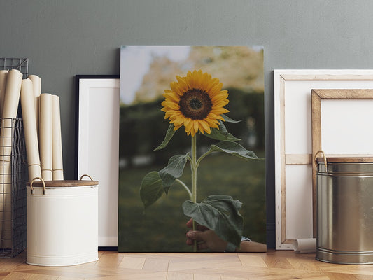 Radiant Sun-Kissed Sunflower | Canvas Wall Art | Catchy Gallery | CG-113