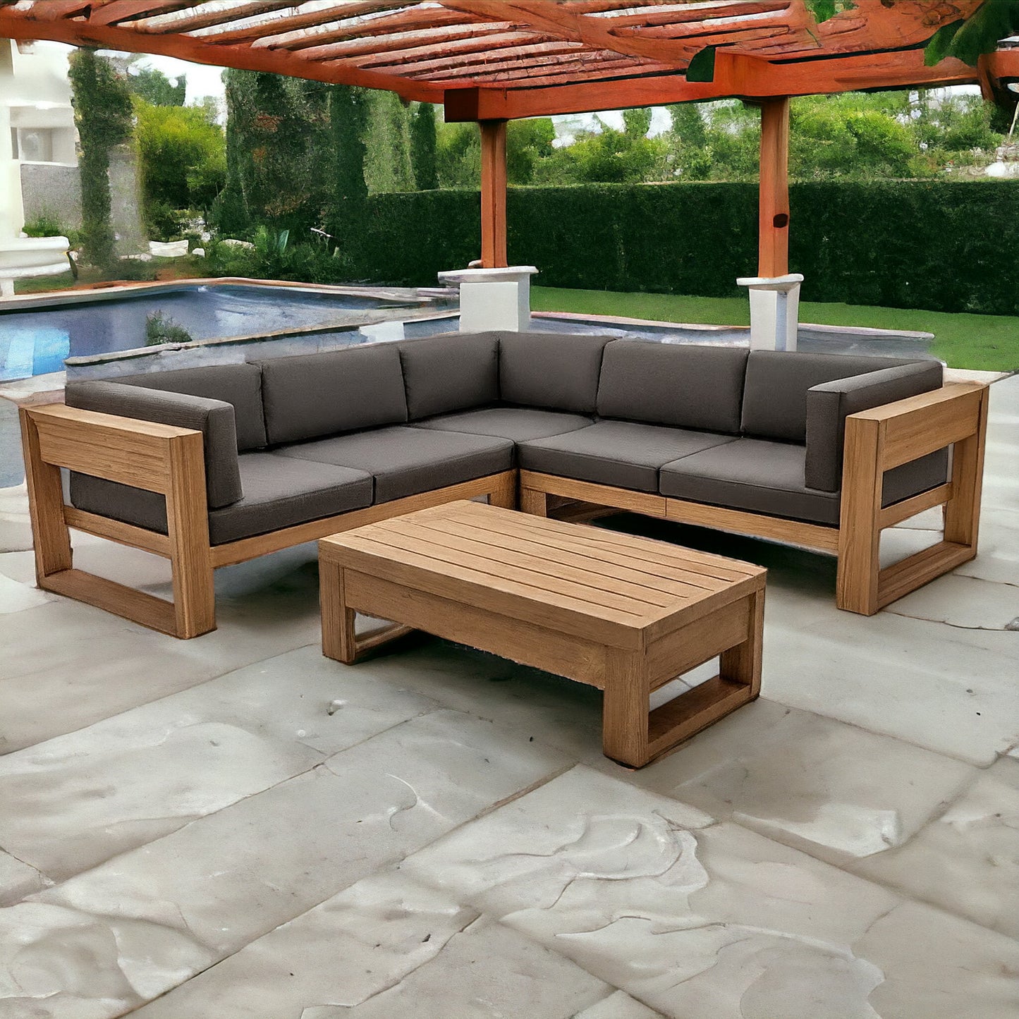 Luxurious Outdoor Corner Set - CG-LBCS0000 - CGOF0104