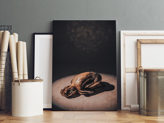 Dramatic Metallic Bronze Silhouette | Canvas Wall Art | Catchy Gallery | CG-117