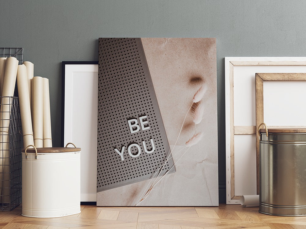 Motivational Be You Letter Board | Canvas Wall Art | Catchy Gallery | CG-121