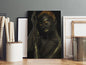 Gilded Midnight Muse Portrait | Canvas Wall Art | Catchy Gallery | CG-123