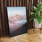 Ethereal Rose-Gold Mountain Peak | Canvas Wall Art | Catchy Gallery | CG-134