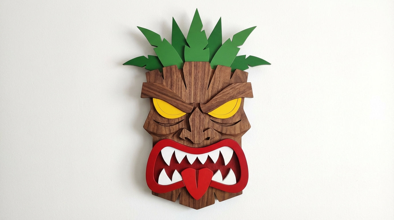 The Savage Tiki– 3D Wooden Wall Decor