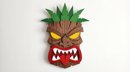 The Savage Tiki– 3D Wooden Wall Decor