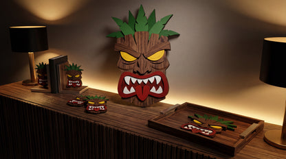 The Savage Tiki– 3D Wooden Wall Decor