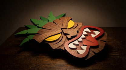 The Savage Tiki– 3D Wooden Wall Decor