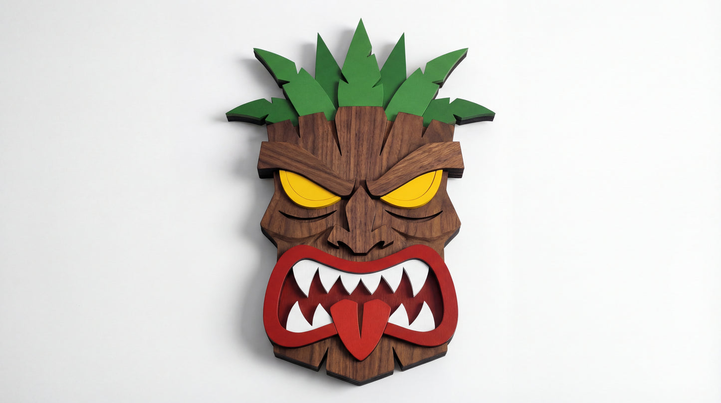 The Savage Tiki– 3D Wooden Wall Decor