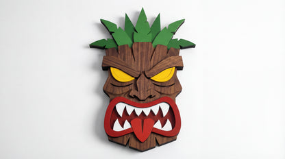 The Savage Tiki– 3D Wooden Wall Decor