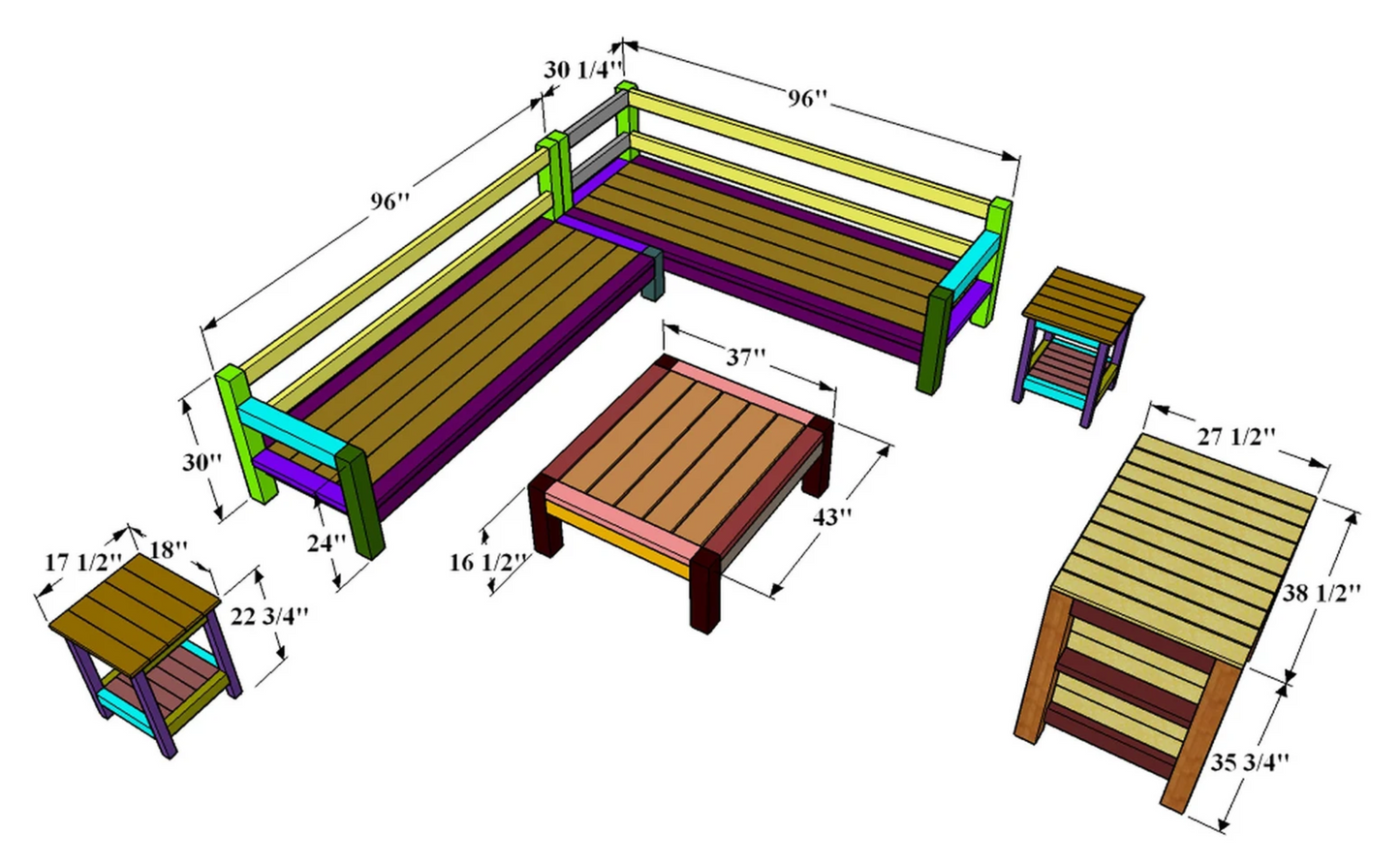 Luxurious Outdoor Lounge Set- CG-LORP0001