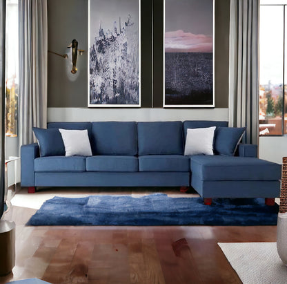 Royal Blue Corner Sofa - CG-RBCS0000