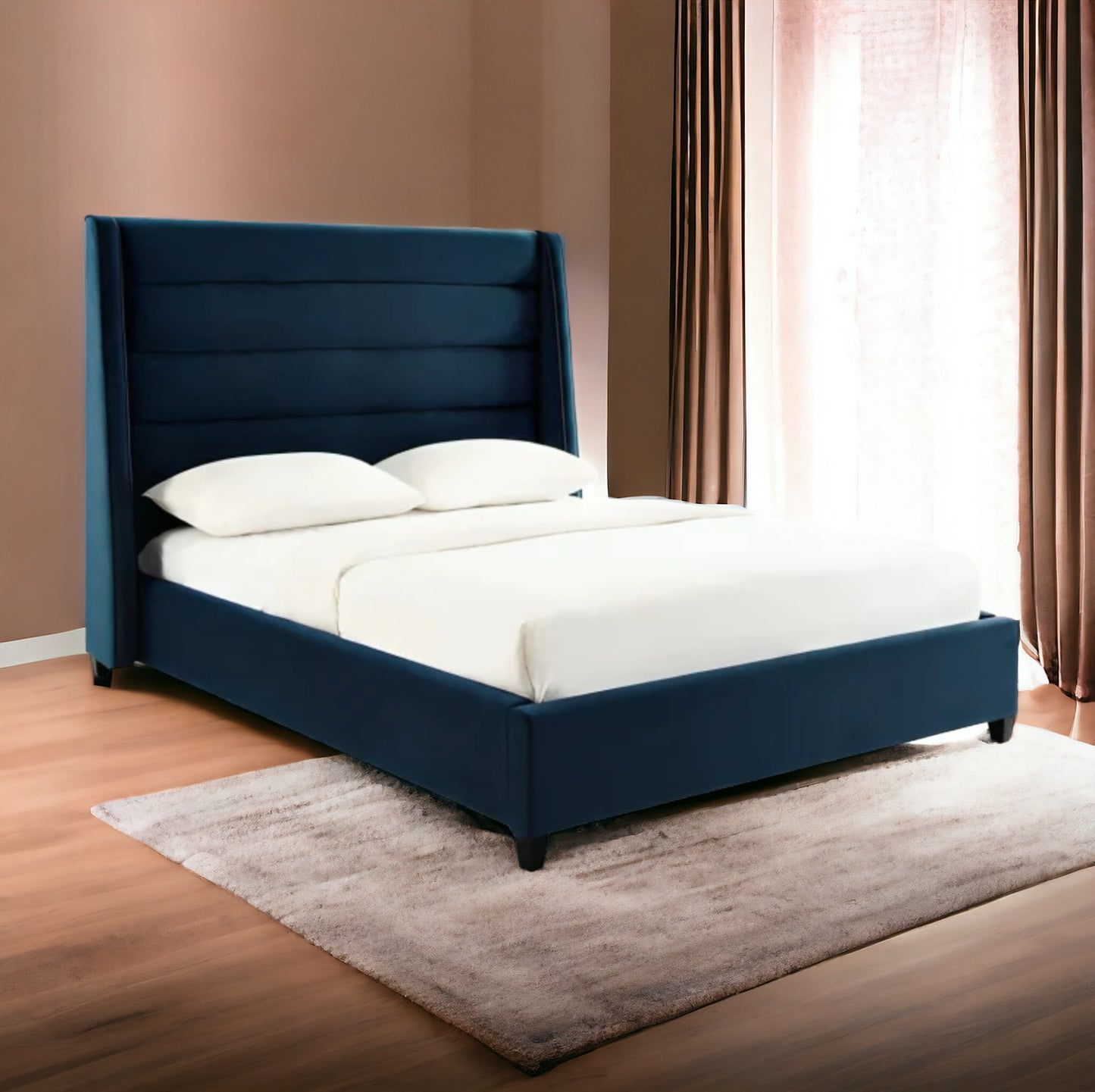 Blue Luxury Bed - CG-BLBC0000