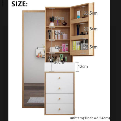 Catchy Dressing Table with Mirror And Drawers - CG-NDTW0000