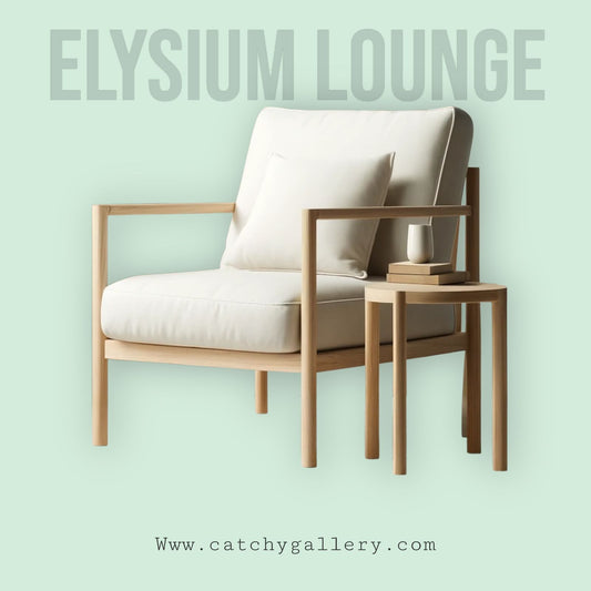 Elysium lounge chair with side table - CG-ELCW0001