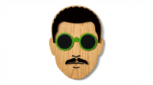 Mr. Jony – Wooden Wall Mask