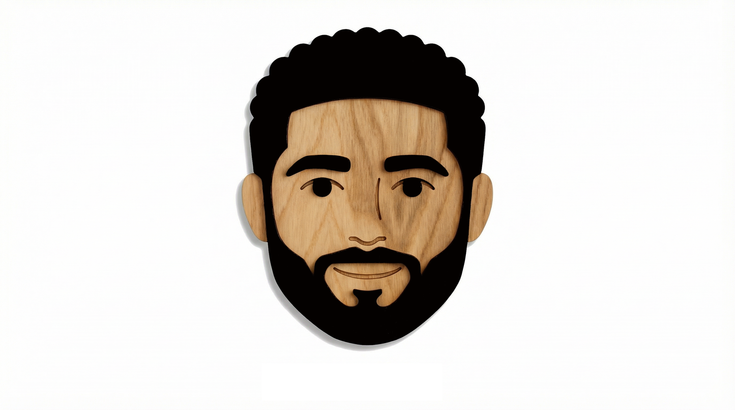 Mr. Carter – Wooden Wall Mask