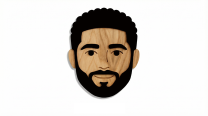 Mr. Carter – Wooden Wall Mask