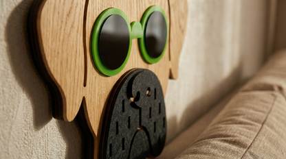 Lime Specs Dog Mask - Wooden wall decor