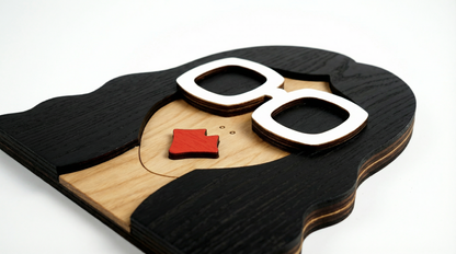 Miss Luna – Wooden Wall Mask