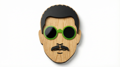 Mr. Jony – Wooden Wall Mask