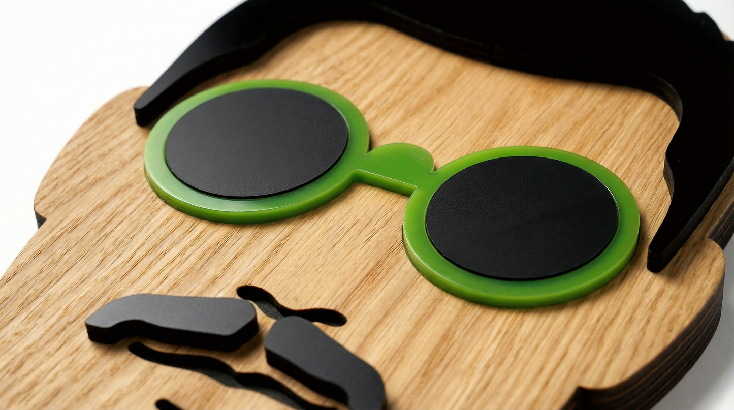 Mr. Jony – Wooden Wall Mask