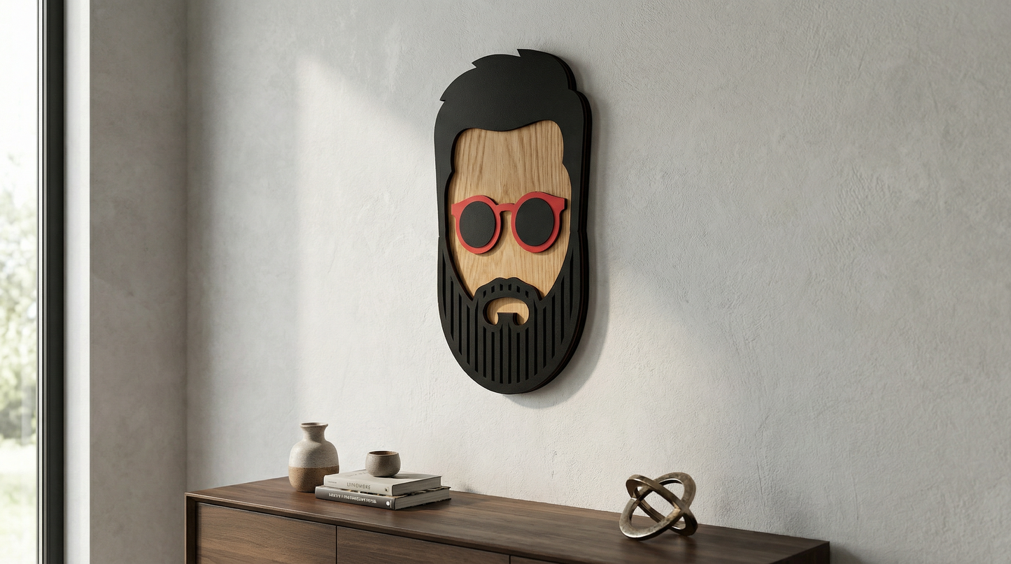 Mr. ADAM – Wooden Wall Mask