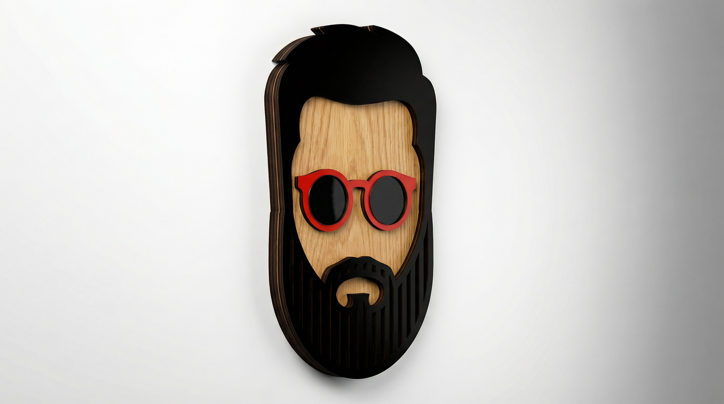Mr. ADAM – Wooden Wall Mask