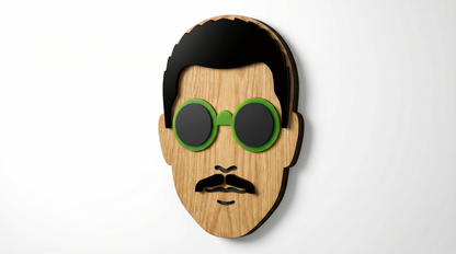 Mr. Jony – Wooden Wall Mask