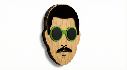 Mr. Jony – Wooden Wall Mask