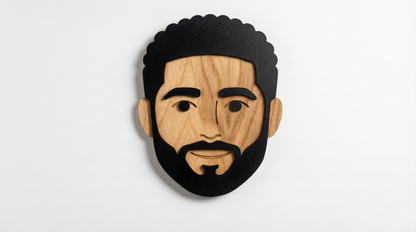 Mr. Carter – Wooden Wall Mask
